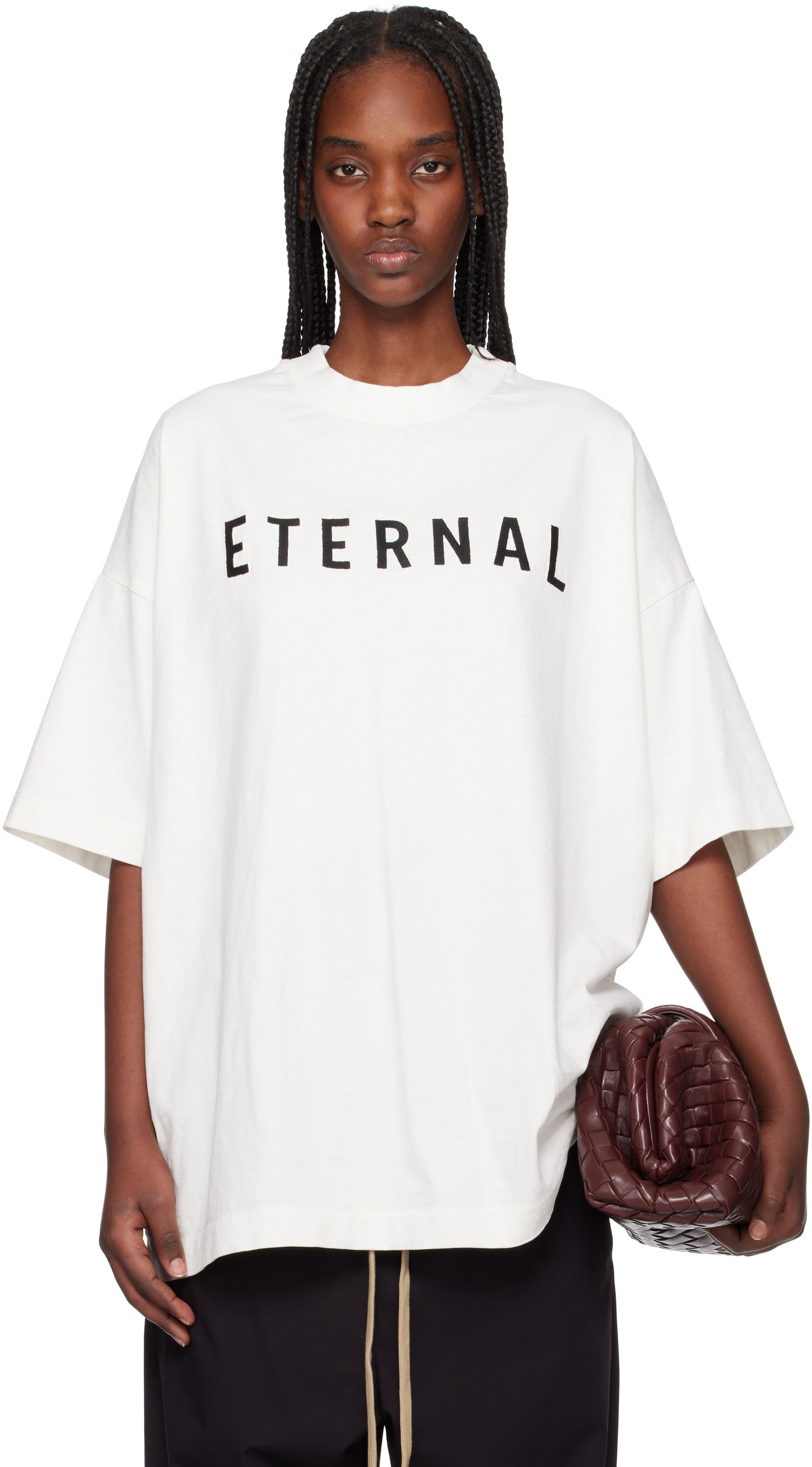 Tričko Fear of God Fear of God Eternal Jersey T-Shirt Biela | FGE250-5101HWJ, 0