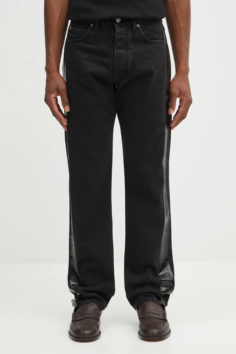 Džínsy Maison Margiela Straight-leg Side Panel Jeans Čierna | SH2LA0035.S30743.972
