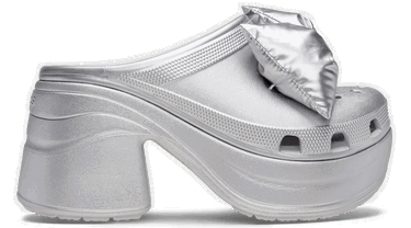 Tenisky a topánky Crocs Siren Metallic Bow Clogs Metalická | 210050-0P1, 0