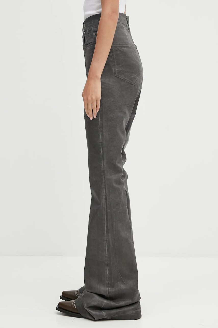 Džínsy Rick Owens Rick Owens DRKSHDW Bolan Bootcut High Waist Jeans Šedá | DS02E7311.SCF, 1