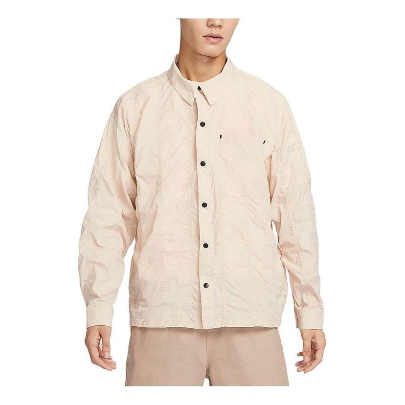 Košeľa Nike Sportswear Tech Pack Woven Long-Sleeve Top Béžová | FB7364-126