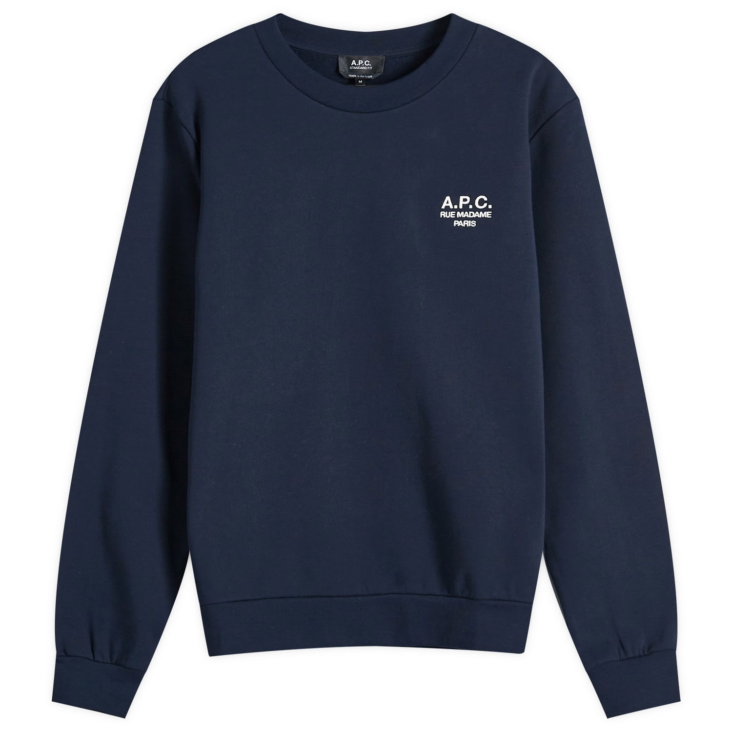 Mikina A.P.C. Rue Madame Logo Crew Sweat Navy | COHBV-M27913-TIQ, 0