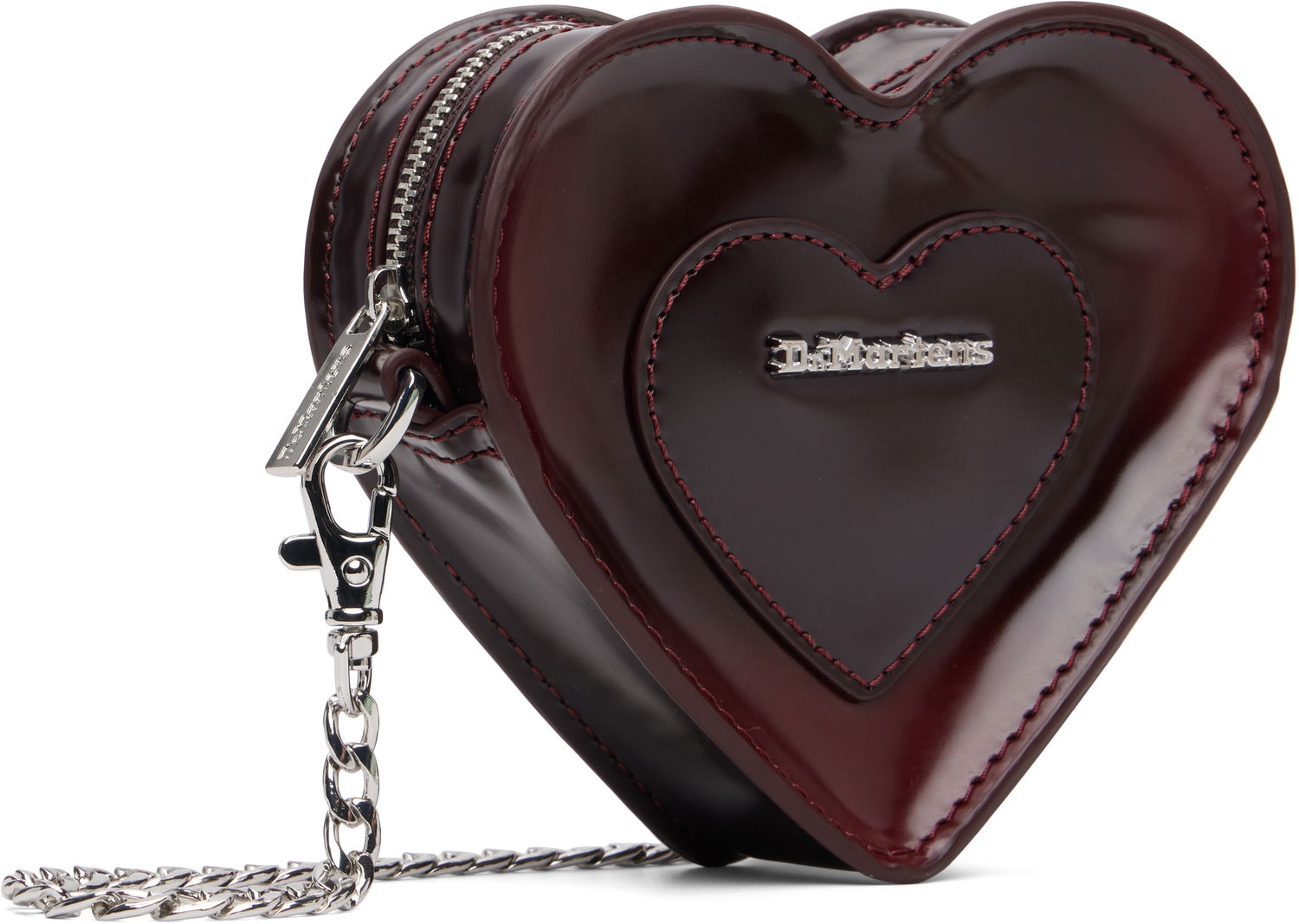 Taška cez rameno Dr. Martens Dr. Martens Mini Heart Crossbody Bag Vínová | AD092601, 1