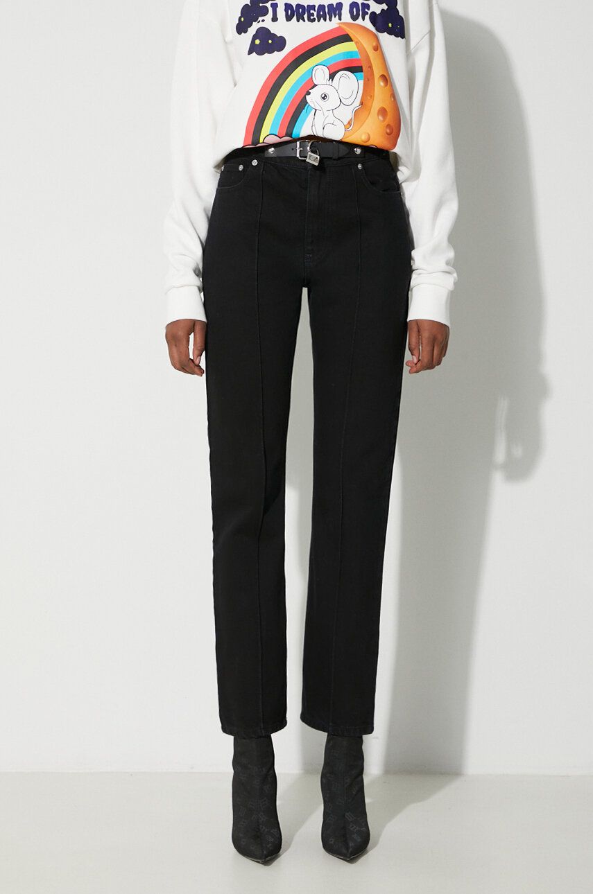 Džínsy JW Anderson Anderson Straight Jeans Čierna | DT0075.PG1334, 0