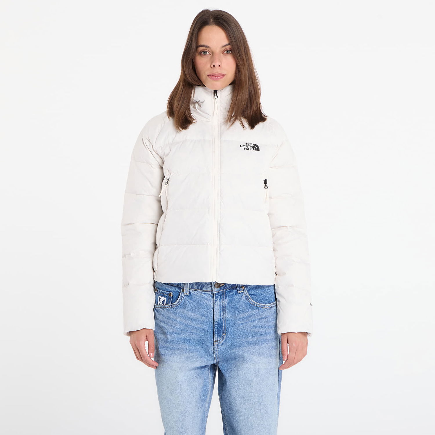 Prešívaná bunda The North Face Hyalite Down Hoodie White Dune Biela | NF0A8E75QLI1, 0
