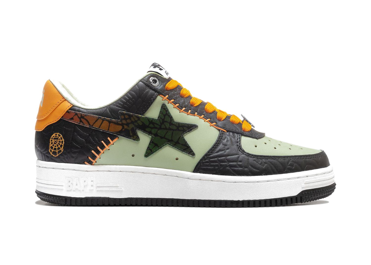 Tenisky a topánky BAPE Bape Sta Low 2021 "Halloween" Zelené | 001FWH701018-BLK-A/1H70191018, 0