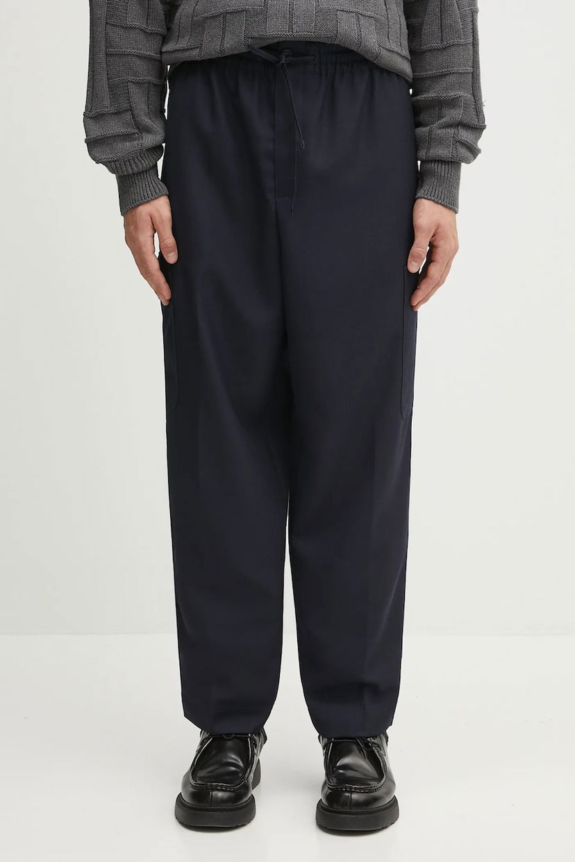 Cargo nohavice KENZO Kenzo Wool Cargo Jogpant Navy | FE65PA5019RE