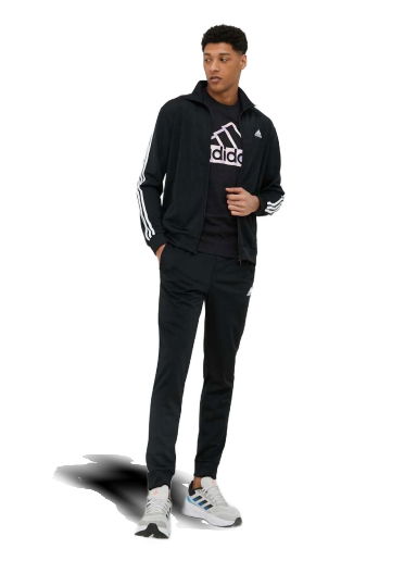 Mikina adidas Performance Basic 3S Tricot Čierna | IC6747