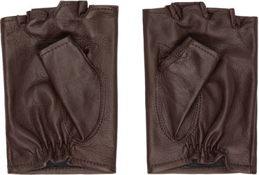 Rukavice OUR LEGACY Leather Fingerless Biker Gloves Hnedá | A4258BC, 1