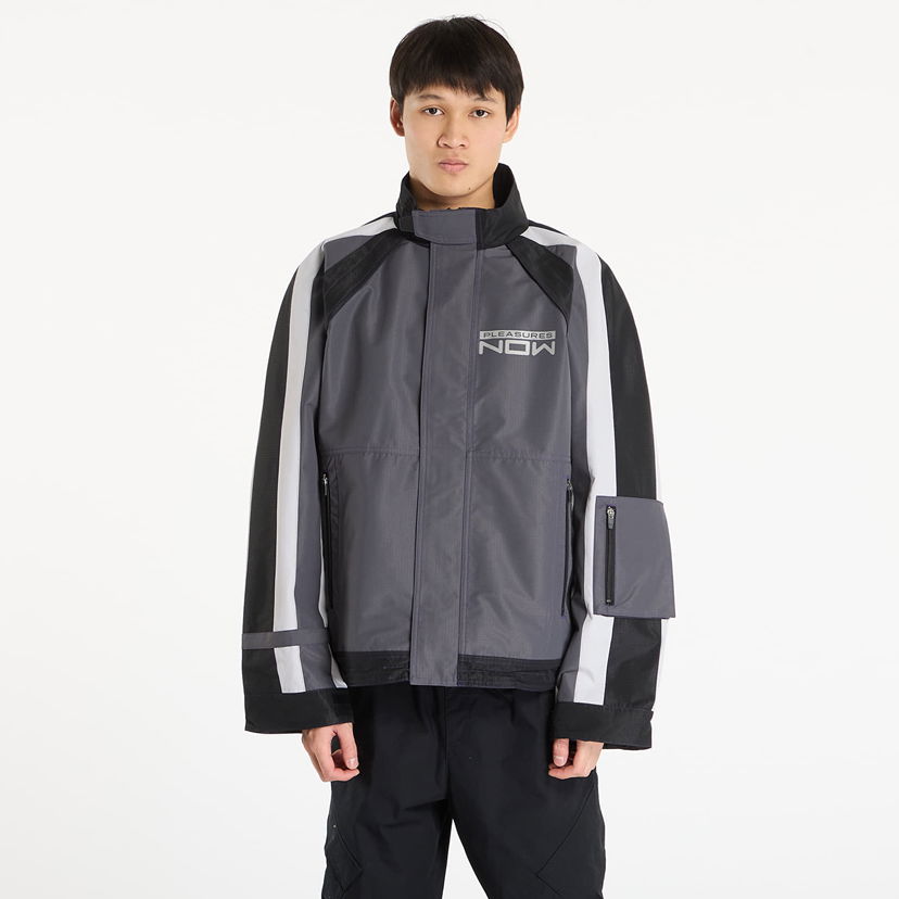 Bunda Pleasures Tactical Moto Jacket S Rôznofarebný | P25F018-BLACK