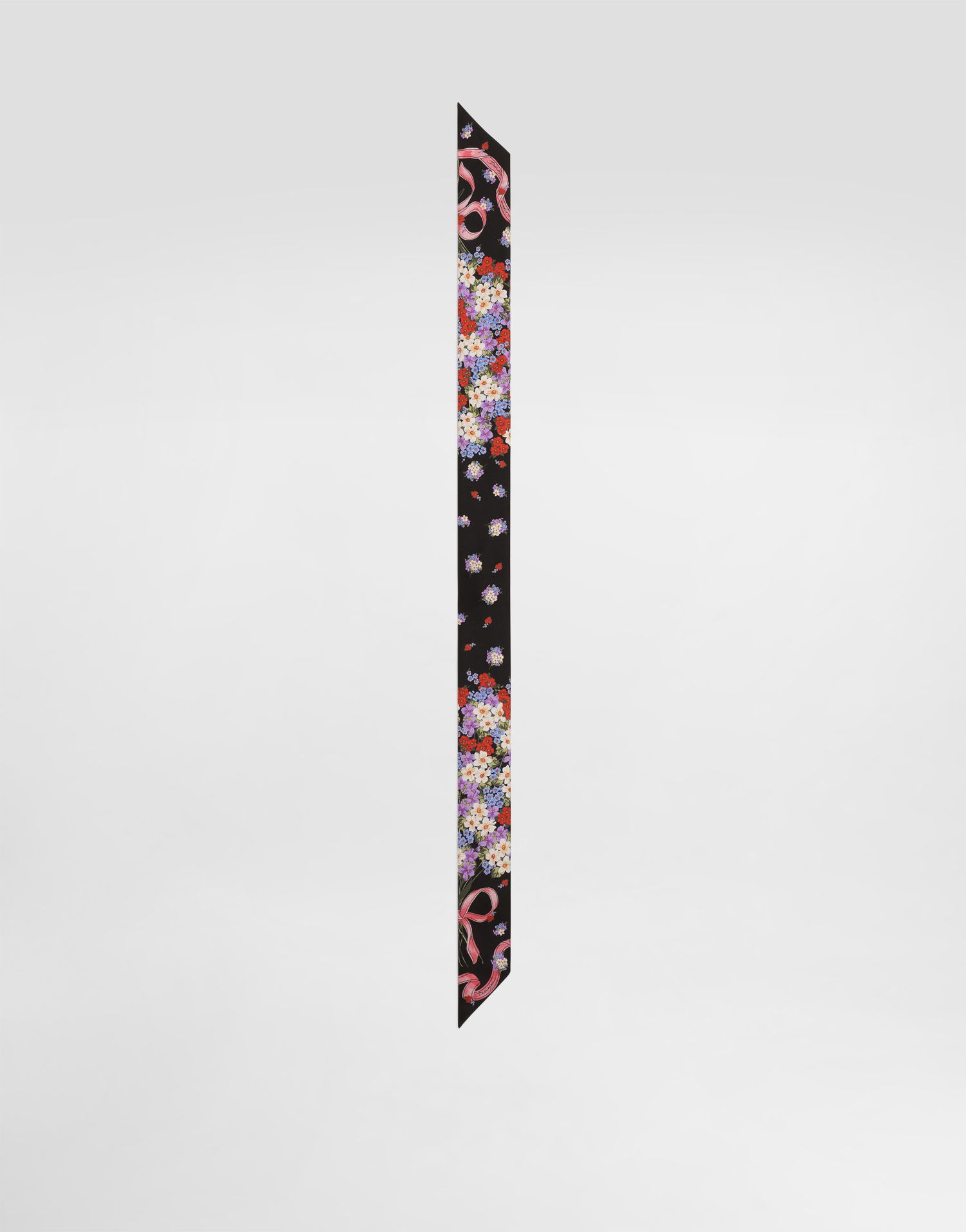 Šál Dolce & Gabbana Dolce & Gabbana Small Floral-print Silk Twill Bandeau 6x100 Rôznofarebný | FS215AGDDLIHN5XW, 0