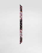 Dolce & Gabbana Small Floral-print Silk Twill Bandeau 6x100