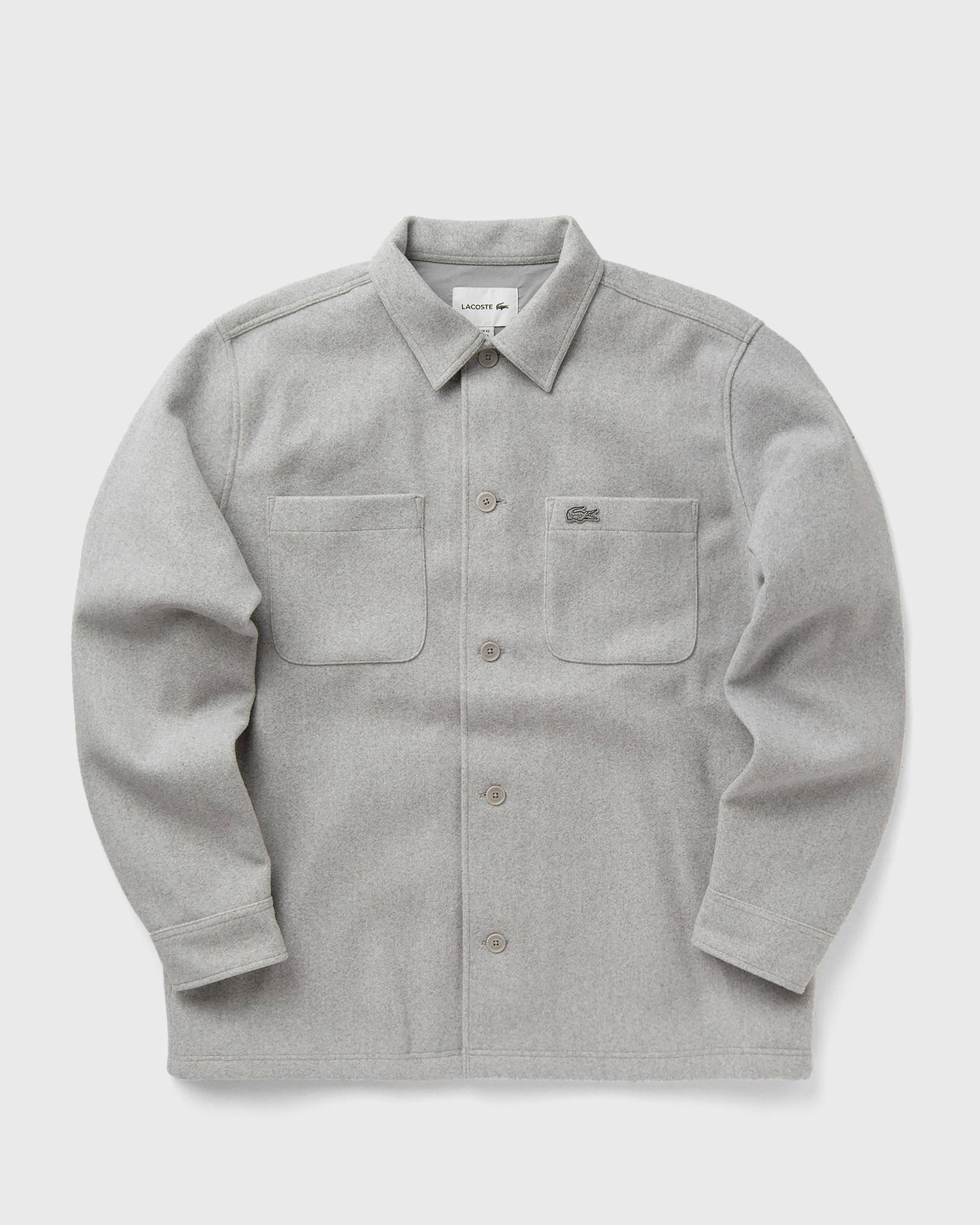 Košeľa Lacoste Casual Long Sleeve Overshirt Šedá | CH3466-CCA, 0