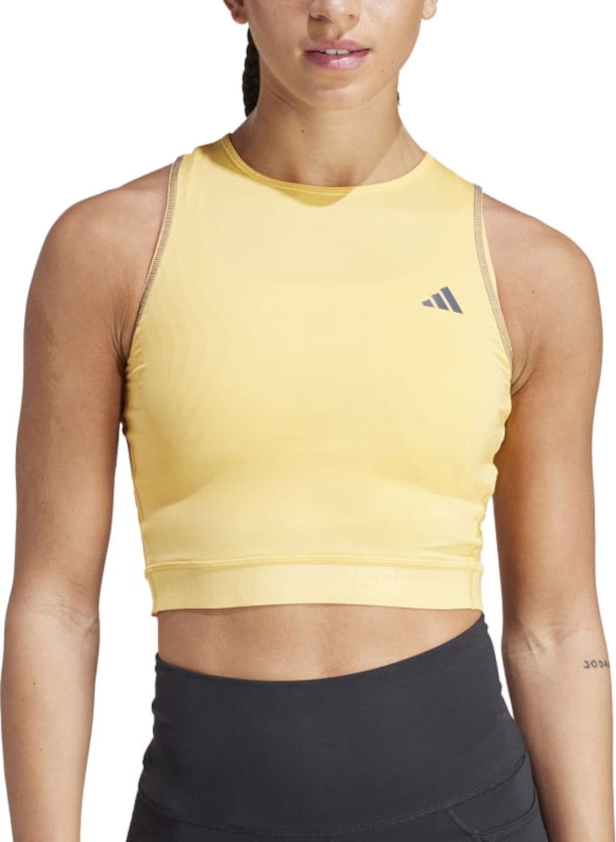 Tielko adidas Originals adidas Adizero L CR TANK Žltá | in1171, 0