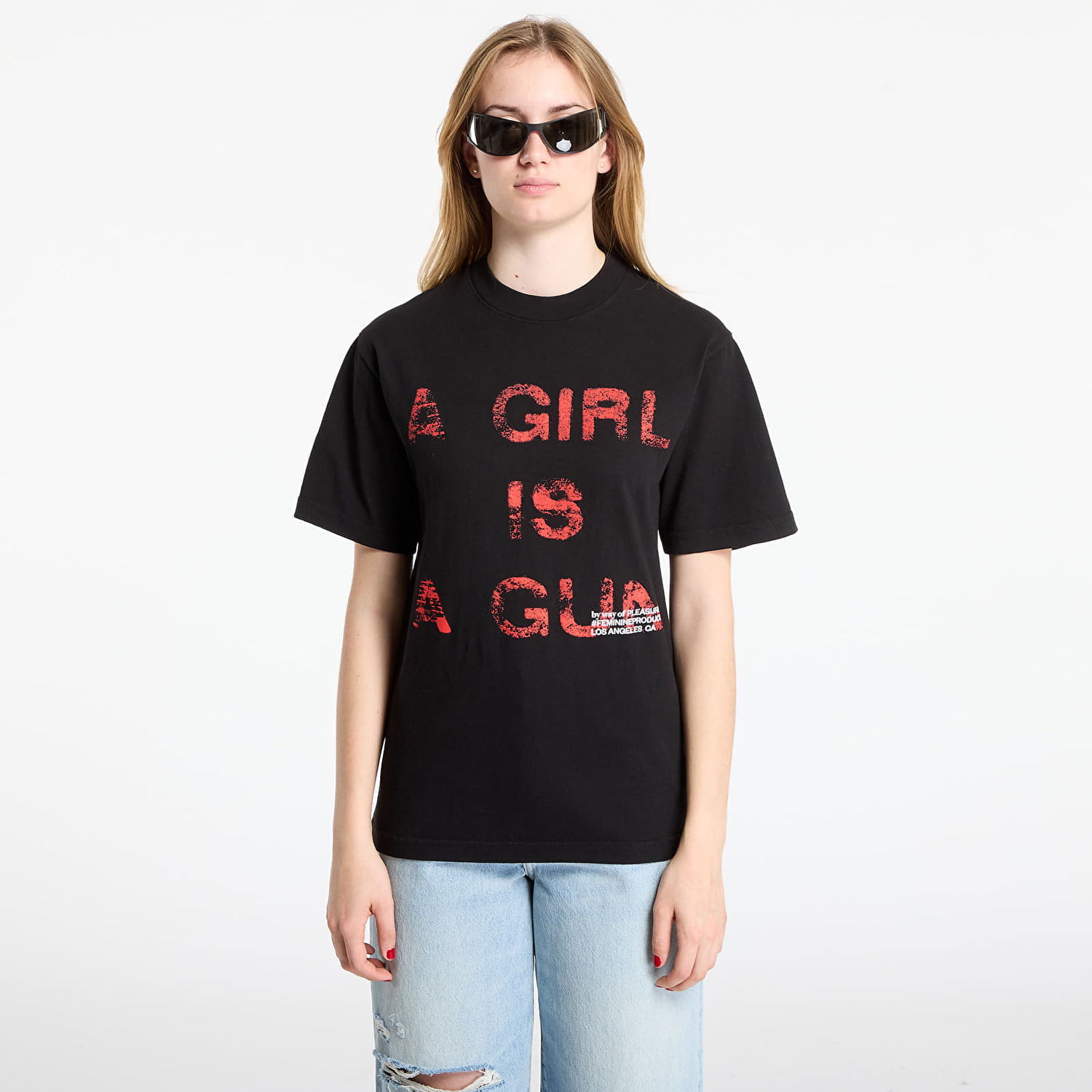 Tričko Pleasures FTSHP G.I.A.G. T-Shirt Čierna | P26SP082-BLACK, 1