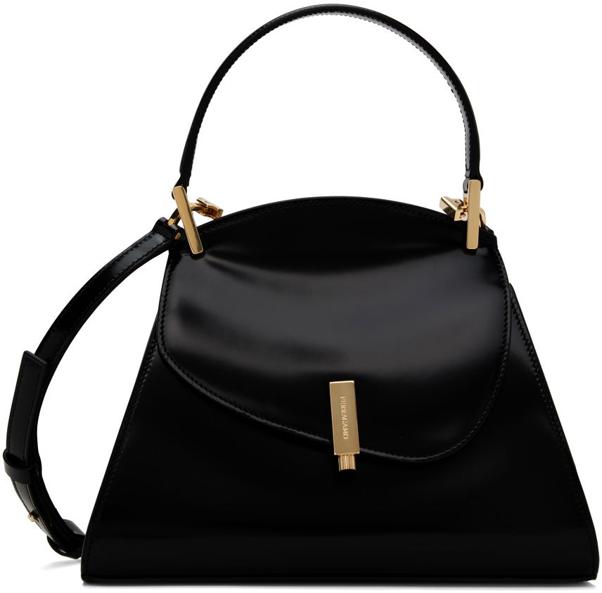 Kabelka FERRAGAMO Small Geometric Leather Bag Čierna | 218341 - 770268, 0