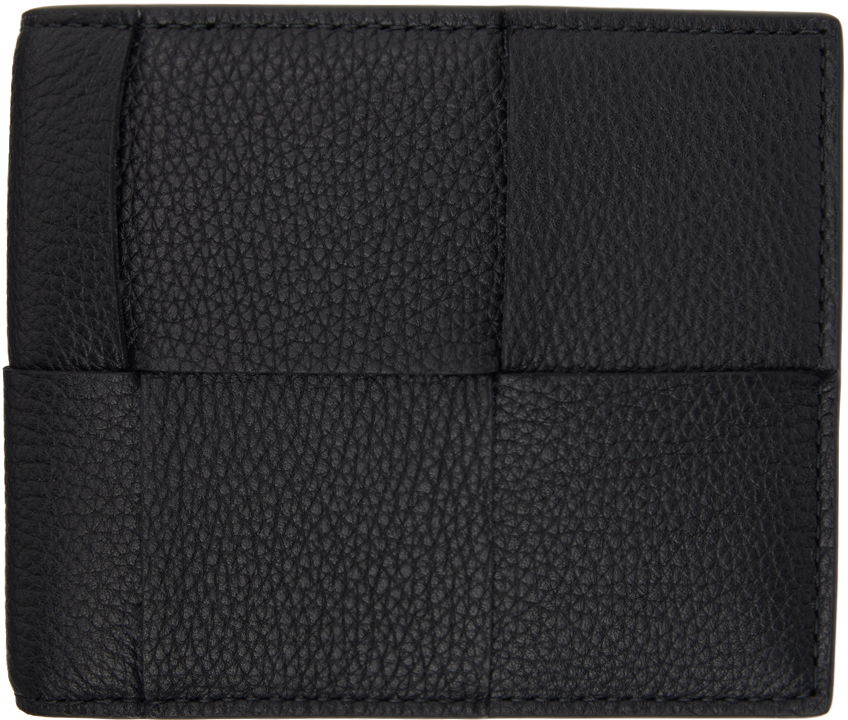 Peňaženka Bottega Veneta Leather Bifold Wallet Čierna | 743004VCP14, 0