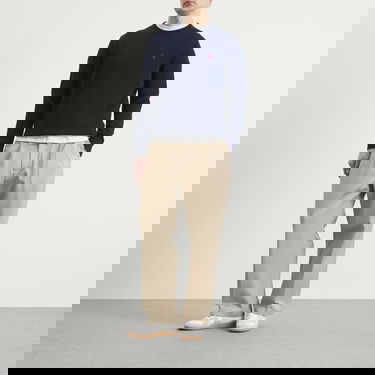 Sveter Polo by Ralph Lauren Cotton Knit Jumper Navy | 710810846-BLU, 4