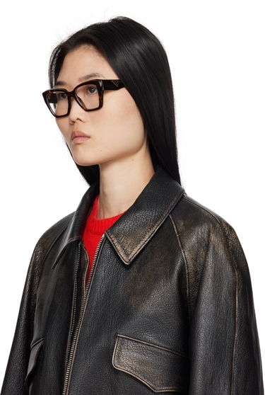 Slnečné okuliare Prada Cat Eye Acetate Glasses Hnedá | 0PR 09ZV 8056597747905, 3