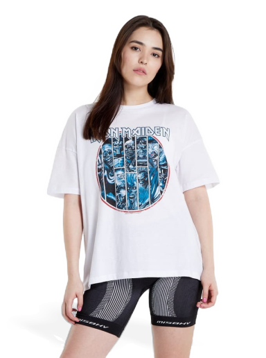 Tričko Noisy May Iron Maiden T-shirt Biela | 27021513