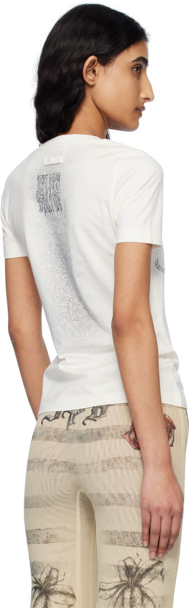 Tričko Jean Paul Gaultier Jean Paul Gaultier 'The Tattoo Poem' T-Shirt Biela | 25/34-F-TS117I-J087-0500, 2
