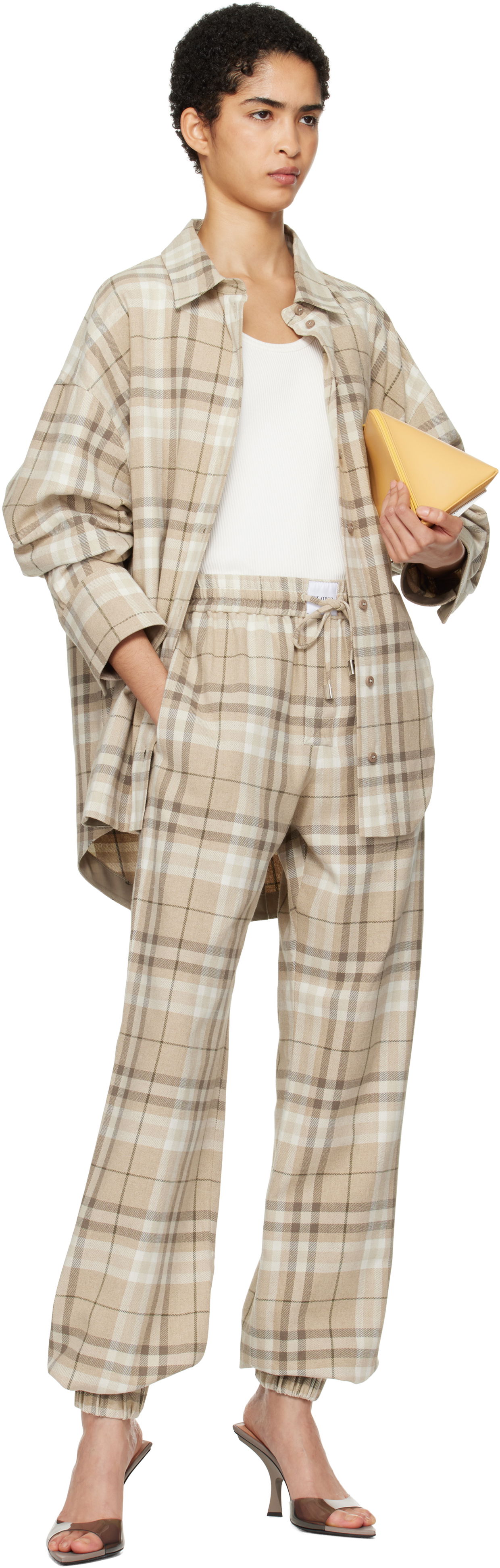 Attico Eliza Plaid Shirt