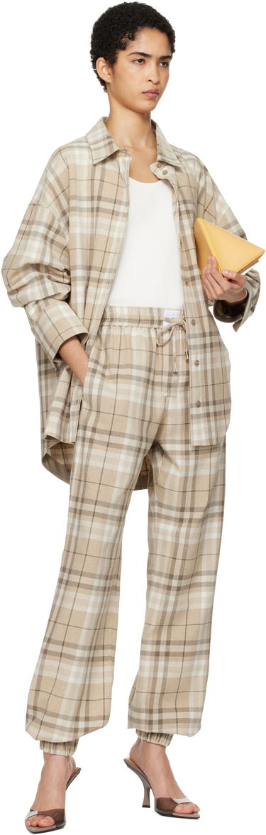 Košeľa The Attico Attico Eliza Plaid Shirt Béžová | 250WCH00004 CCC050AA, 3