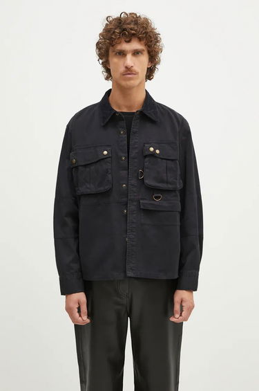 Košeľa Barbour Overshirt Twill Oakmoor Čierna | MOS0380, 0