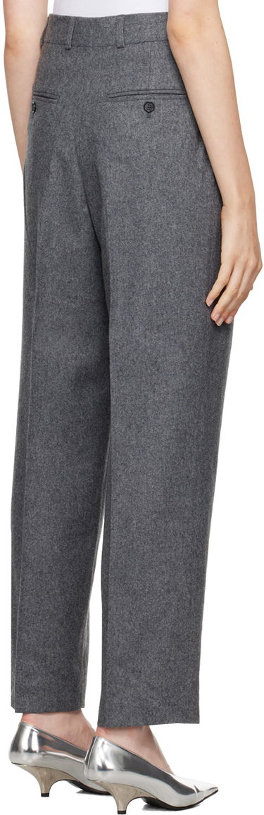 Nohavice TOTEME Double-Pleated Tailored Trousers Šedá | 244-WRB847-FB0024, 2
