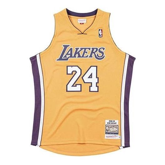 Tielko Mitchell & Ness Mitchell & Ness NBA Los Angeles Lakers Finals Road Jersey Žltá | BA688C-LAL-D-JHK