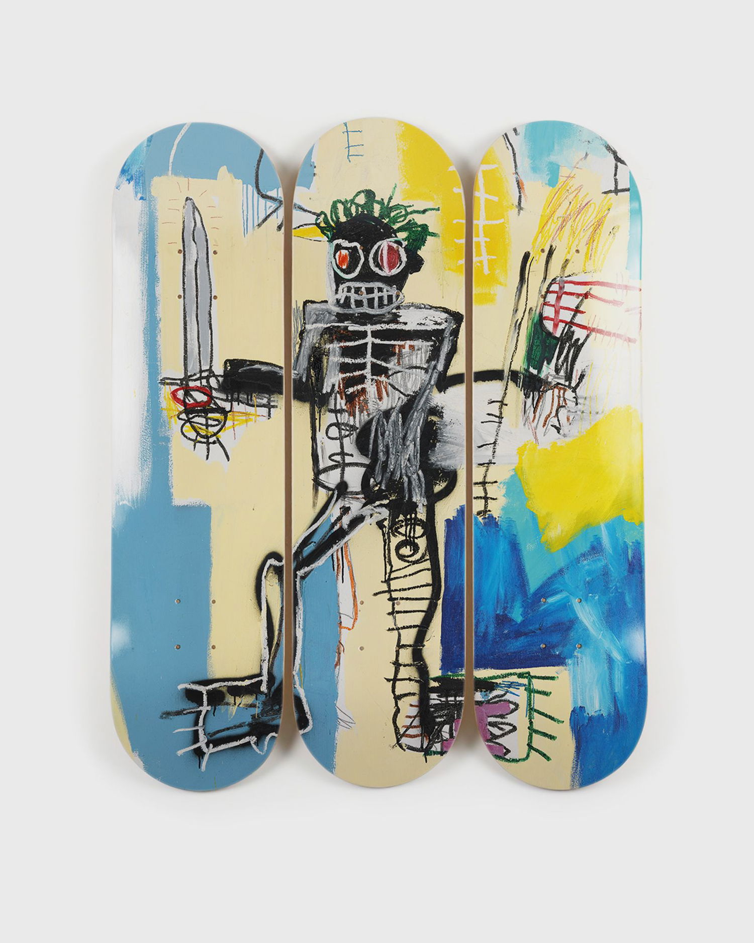 Skate The Skateroom Jean-Michel Basquiat Warrior 1982 Deck Rôznofarebný | 5407006112600, 0