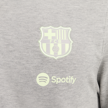 Polo tričko Nike Dri-FIT FC Barcelona The Polo Šedá | FN8286-066, 4