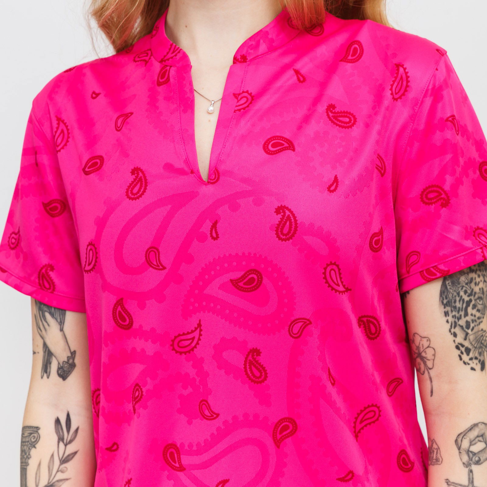 Paisley Print Polo Shirt