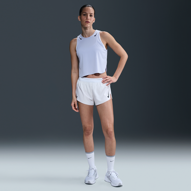 Tielko Nike Dri-FIT ADV AeroSwift Cropped Running Tank Fialová | FN2713-057, 2