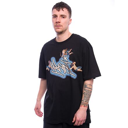 Tričko Karl Kani Karl Kani Woven Signature Airbrush Amor Tee Čierna | KK-60300352, 0