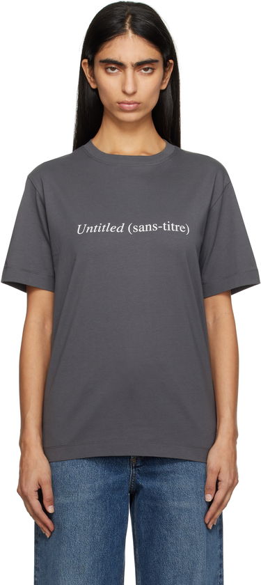 Tričko Études Études Untitled Regular Fit T-Shirt Šedá | H24MMTSH121-95, 0