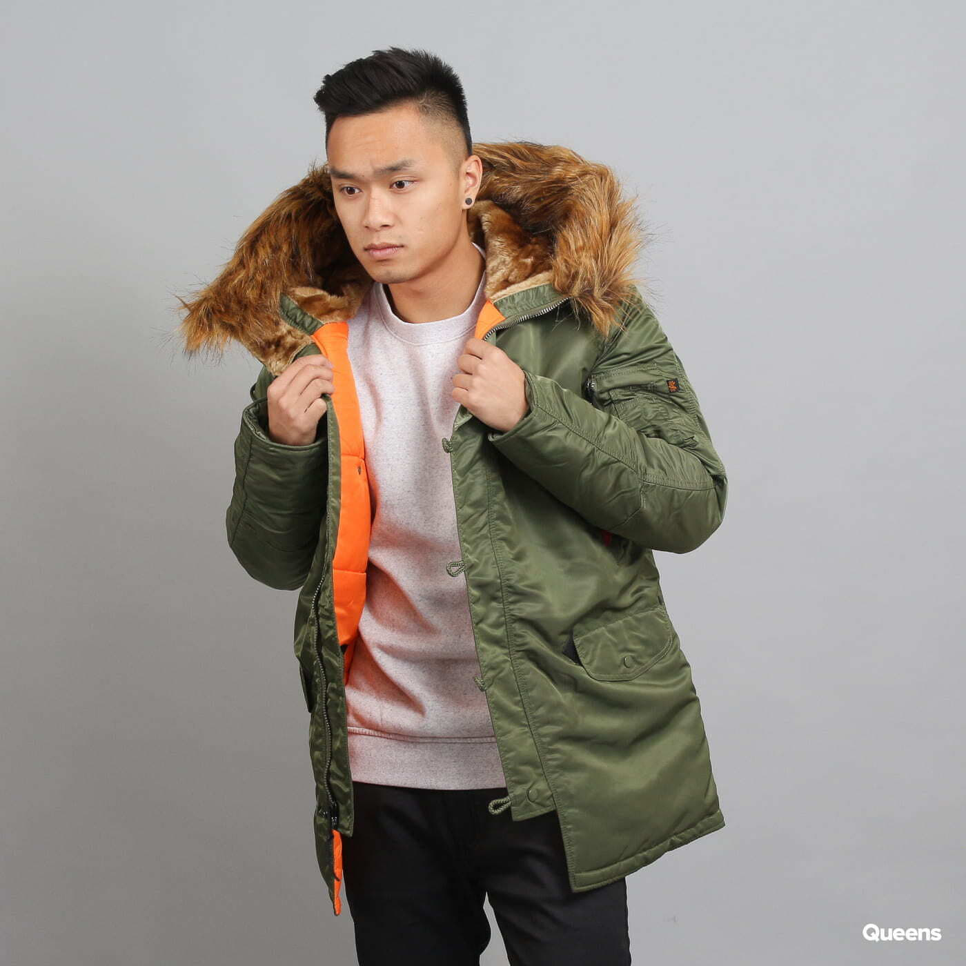 Bunda Alpha Industries Jacket N3B VF 59 olivová M Zelené | 103141 01, 0