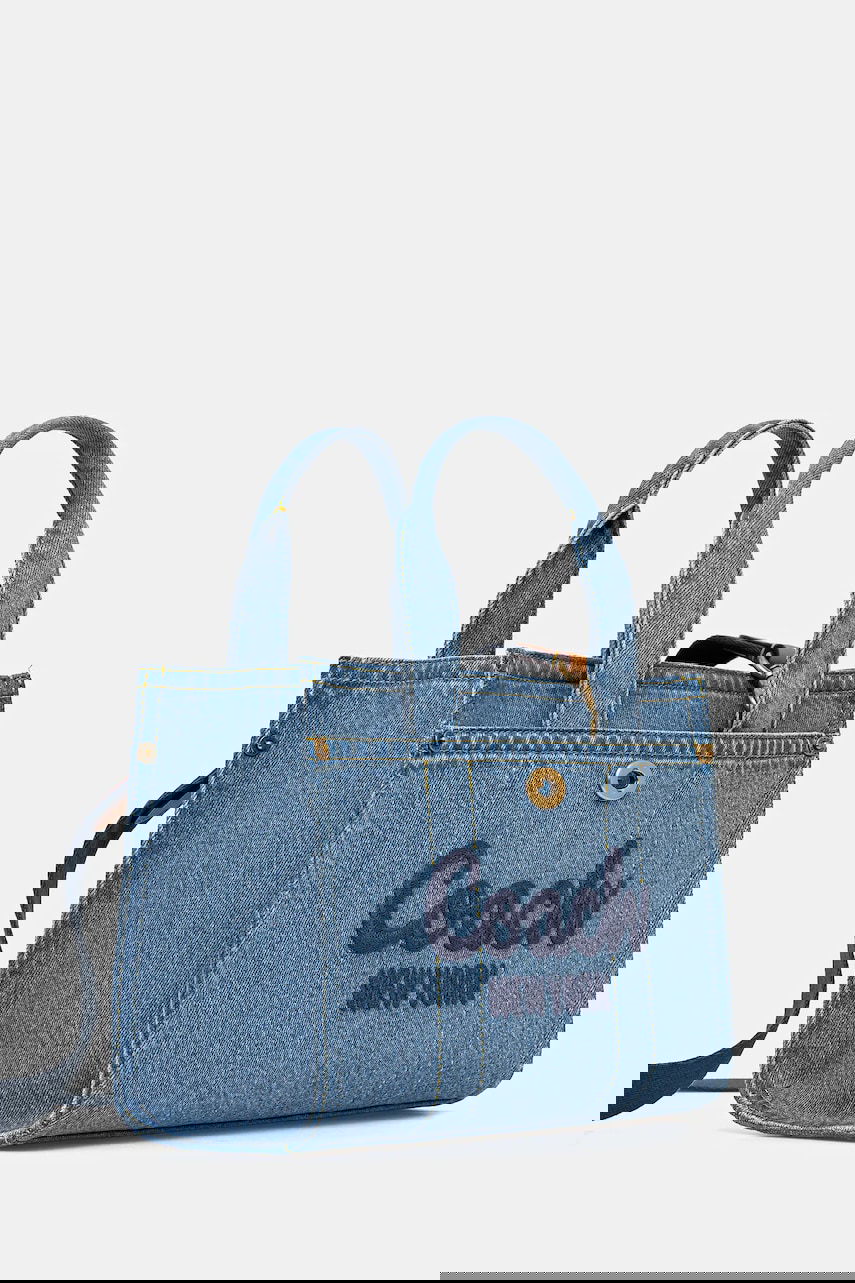 Tote bag Coach Coach Denim Field Tote Modrá | CR659, 1