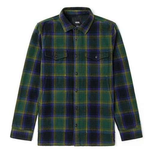 Košeľa Vans Plaid Casual Long Sleeve Shirt Zelené | VN0A5KLYZ17, 0