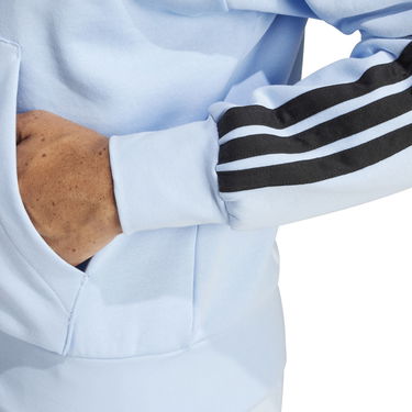 Mikina adidas Performance 3-Stripes Full-Zip Hoodie Modrá | JD1862, 5