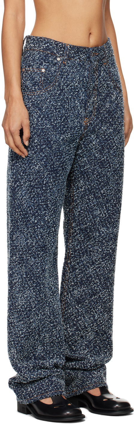 Stella McCartney High-Rise Bouclé Jeans