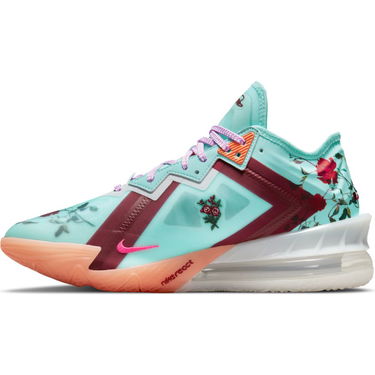 Tenisky a topánky Nike LeBron 18 Low "Floral" Tyrkysová | CV7562-400, 0