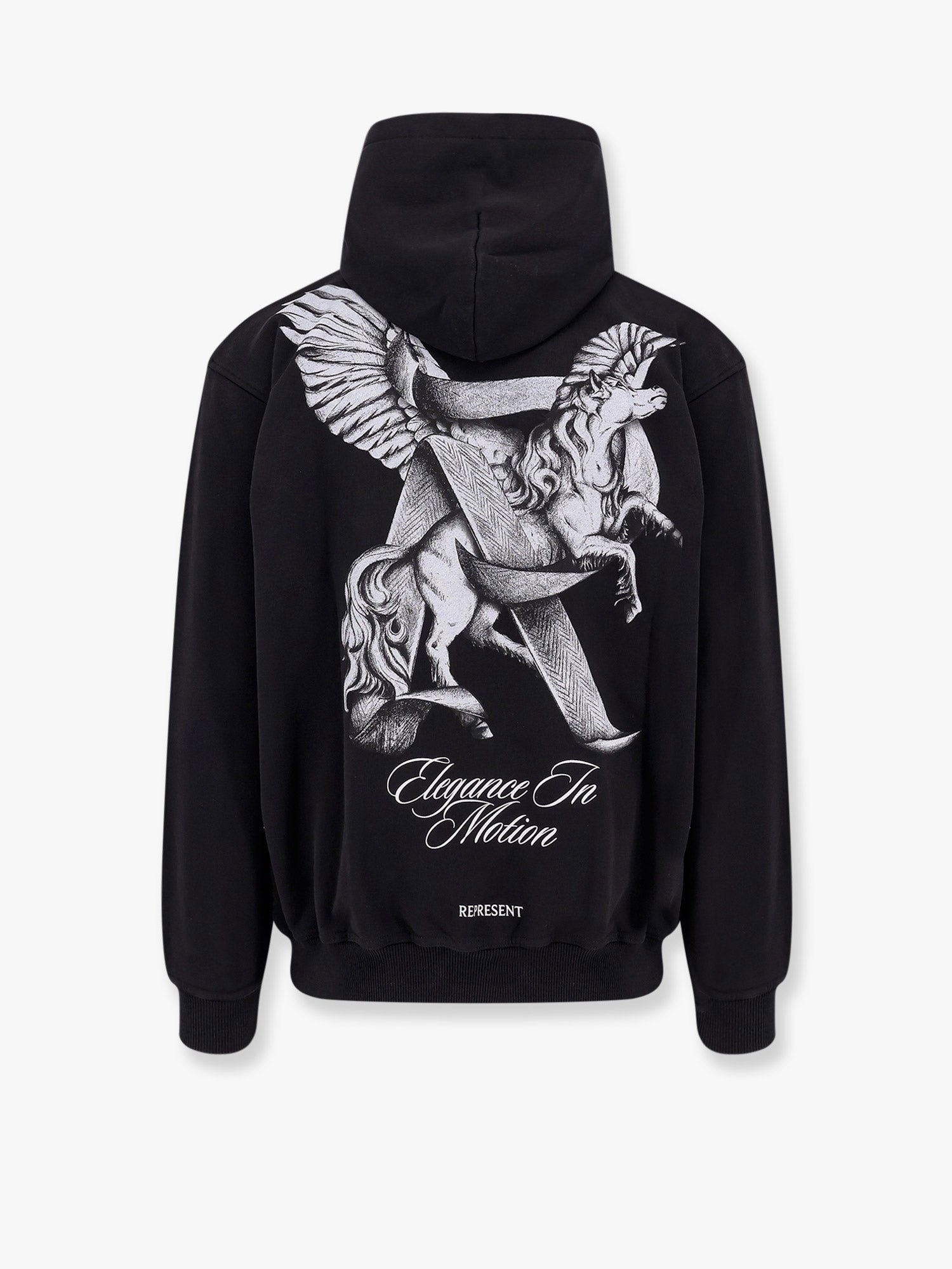 Mikina Represent Clo Represent Pegasus Hoodie Čierna | MLM4106501, 1