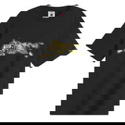 Tiger Stripe Running Dog T-Shirt