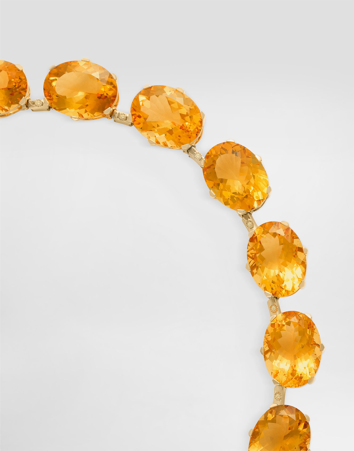 Náhrdelník Dolce & Gabbana Anna Necklace 18-carat Yellow Gold With Citrines And Diamonds Oranžová | WNSB1GWCTR1ZOO00, 1