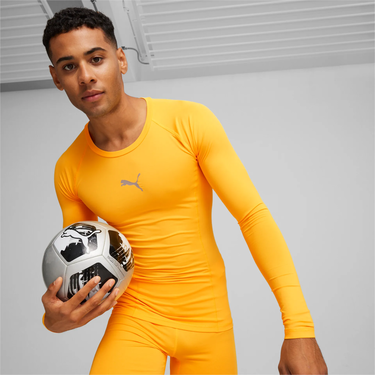 Tričko Puma Puma LIGA Baselayer Long Sleeve T-Shirt Žltá | 655920-76, 1