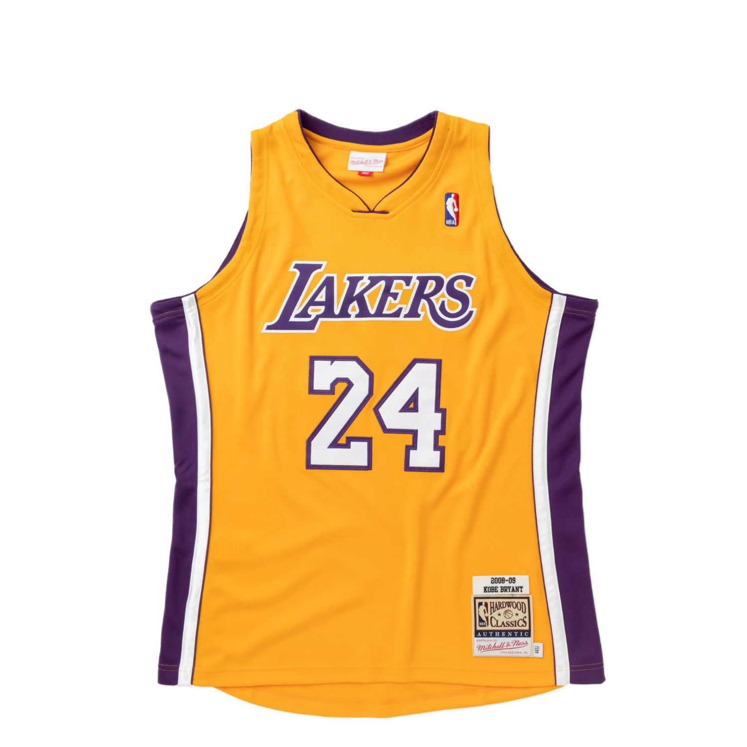 Dres Mitchell & Ness NBA AUTHENTIC JERSEY LOS ANGELES LAKERS 2008-09 KOBE BRYANT #24 Žltá | AJY4CP19009-LALLTGD08KBR, 0