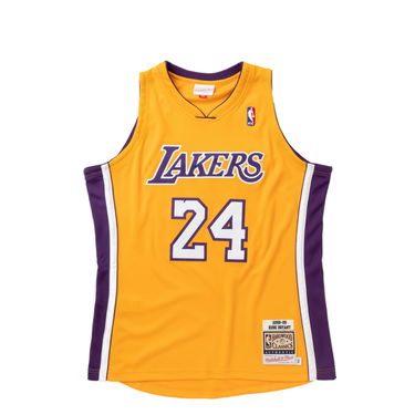 Dres Mitchell & Ness NBA AUTHENTIC JERSEY LOS ANGELES LAKERS 2008-09 KOBE BRYANT #24 Žltá | AJY4CP19009-LALLTGD08KBR, 0