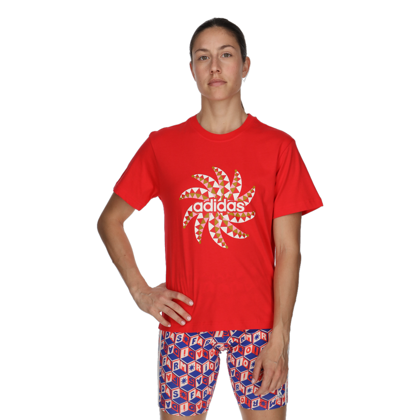 Tričko adidas Originals Farm Graphic T-Shirt Červená | IQ4486