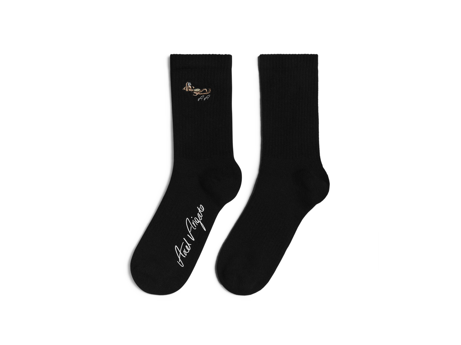 Wes Embroidered Socks